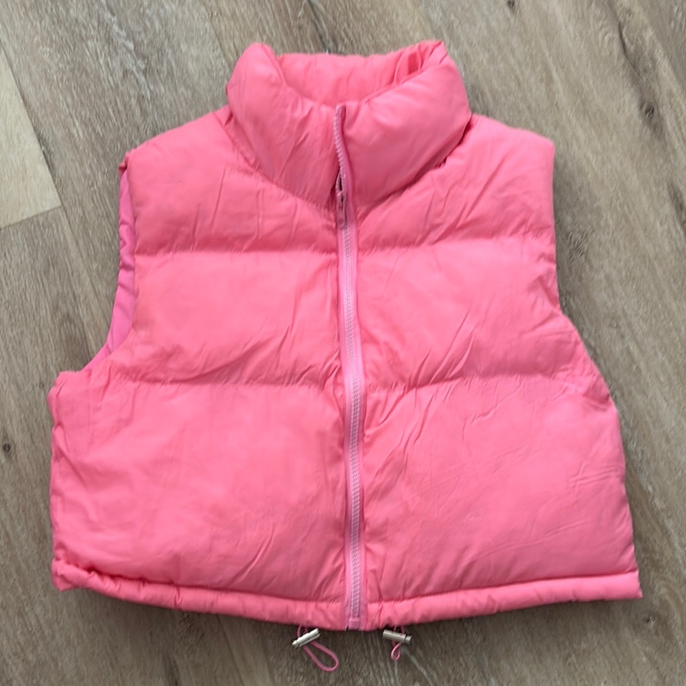 Pink Puffer Vest